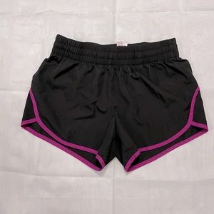 Black athletic shorts